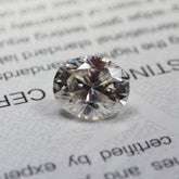 Oval Cut D-White Moissanite AA++ VVS1 Clarity GRA 5x7 mm CERTIFIED Gemstone